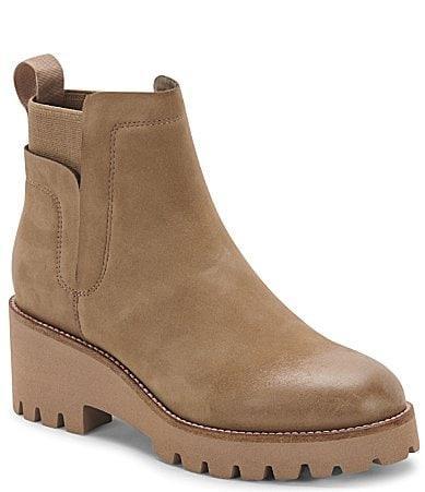 Blondo Danika Waterproof Nubuck Lug Sole Platform Booties Product Image