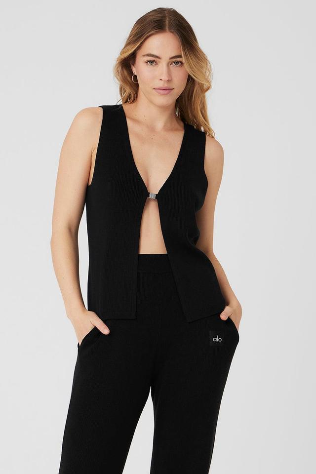 Knit Salana Tank - Black Female Product Image