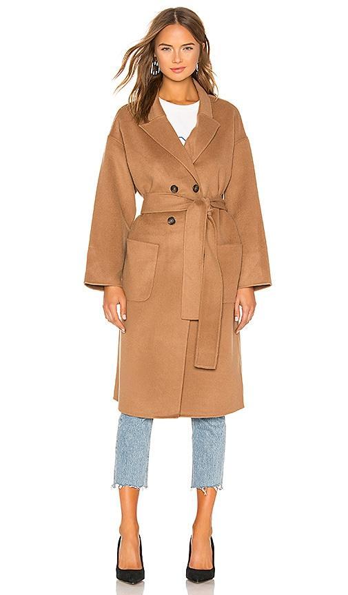 Anine Bing Dylan Wool & Cashmere Trench Coat Product Image