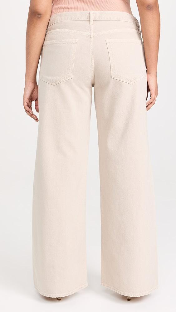 AGOLDE Clara Low Rise Baggy Flare Jeans | Shopbop Product Image