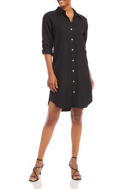 Karen Kane Women's Shirtdress, , Tencel/Linen/Cotton Product Image