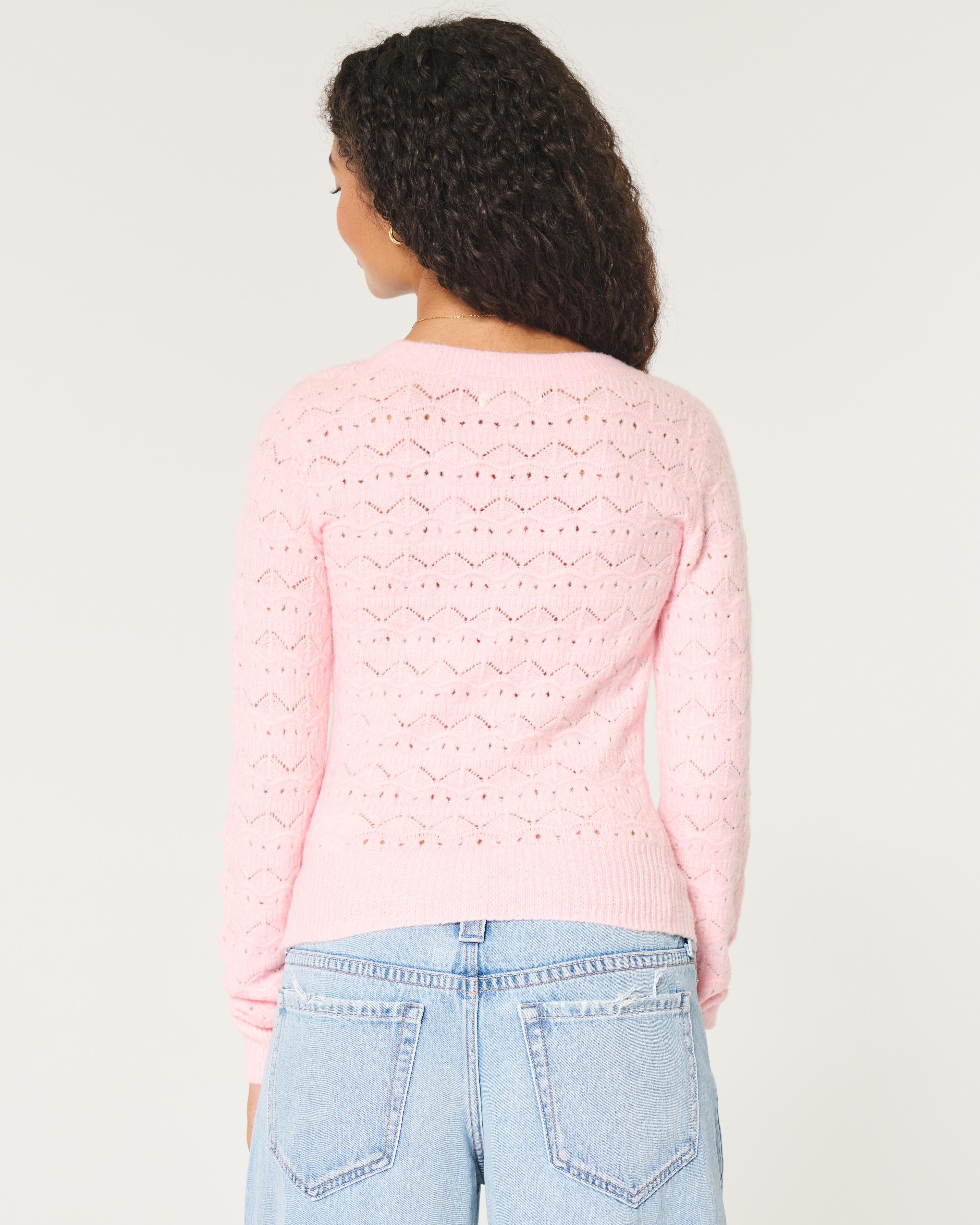 Stitchy V-Neck Sweater Product Image