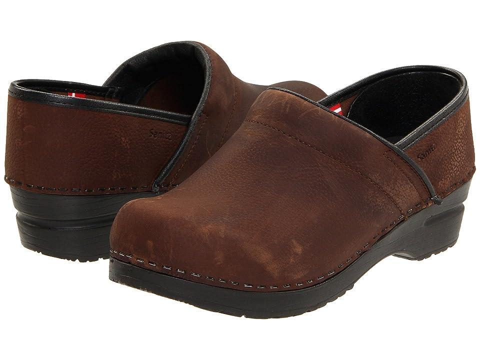 Sanita Professional Oil (Antique Oil) Women's Clog Shoes Product Image