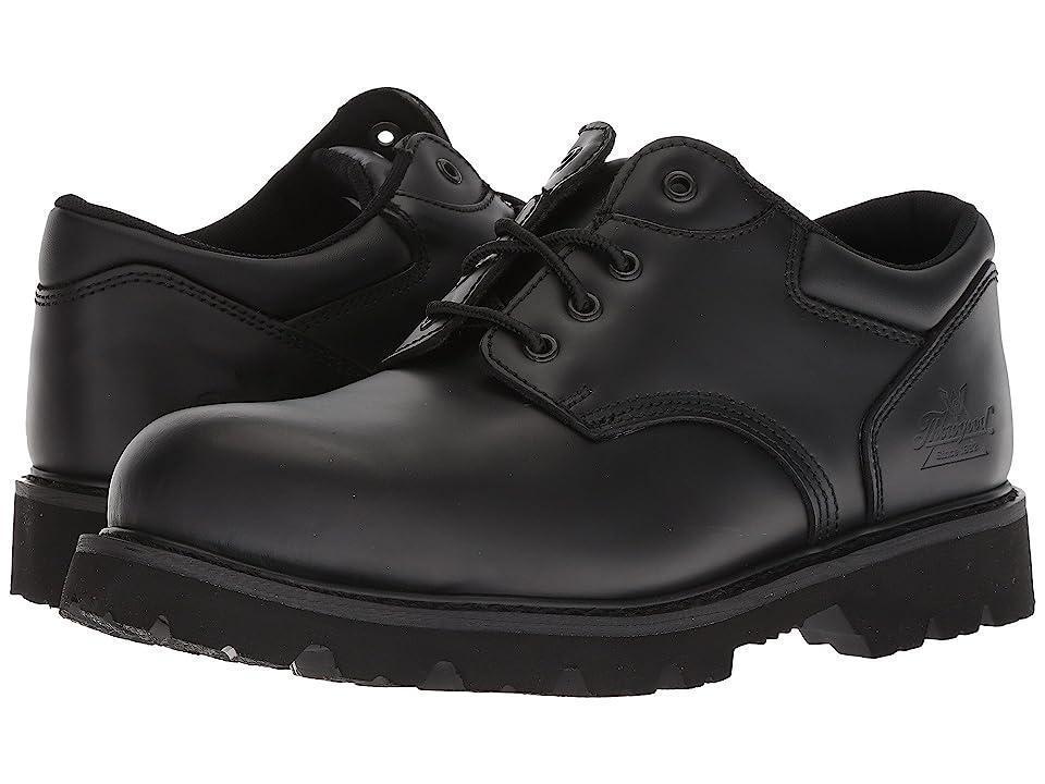 Thorogood Uniform Classic Leather Oxford Steel Safety Toe (Black) Men's Work Boots Product Image