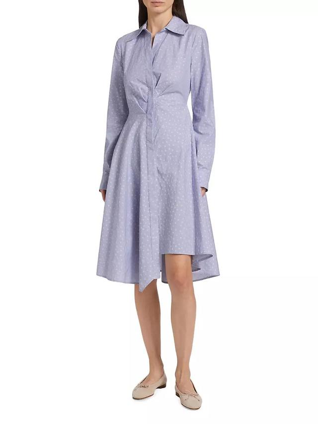 Smith Asymmetric Cotton Midi-Dress Product Image