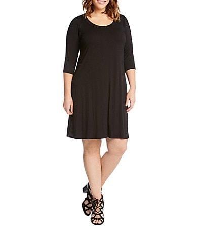 Karen Kane Scoop Neck Jersey Dress Product Image