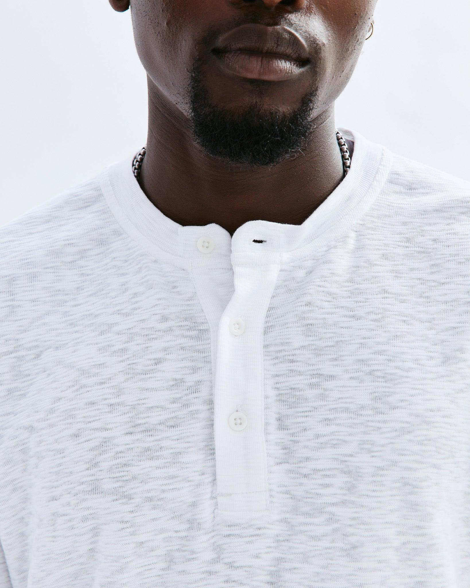 1x1 Slub Henley Male Product Image