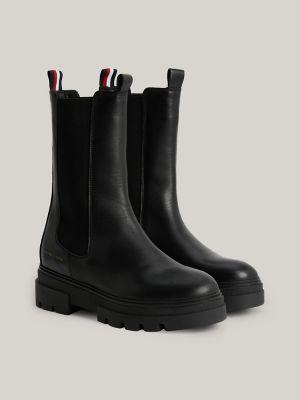 Leather Cleat Chelsea Boots Product Image