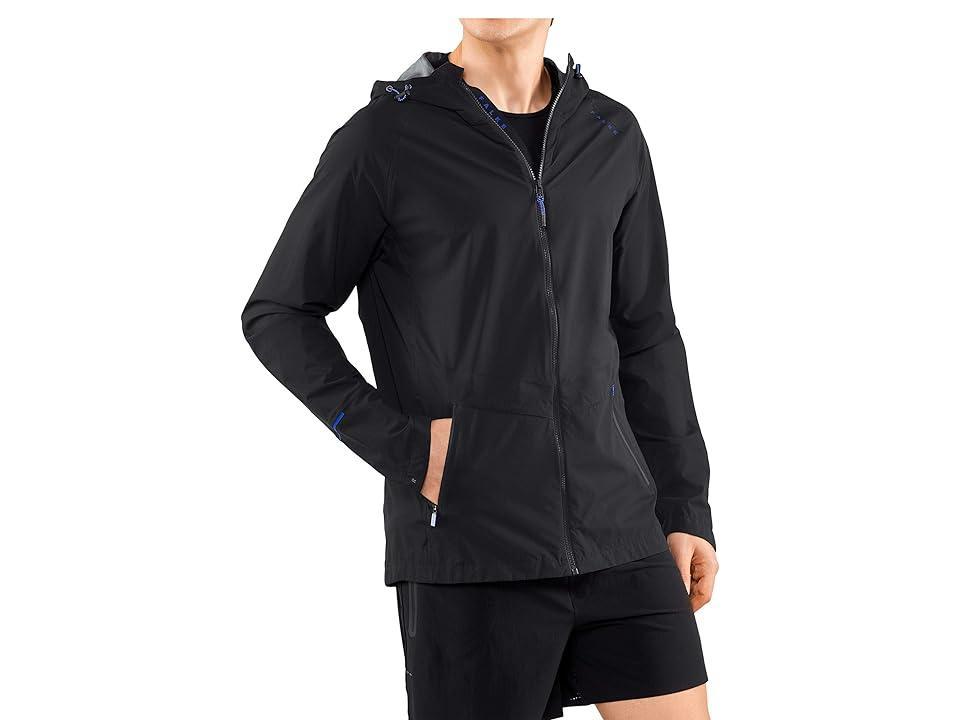 Mens Water-Resistant Hooded Running Jacket Product Image