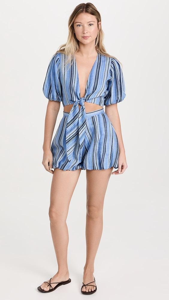 Lisa Marie Fernandez Pouf Tie Blouse | Shopbop Product Image