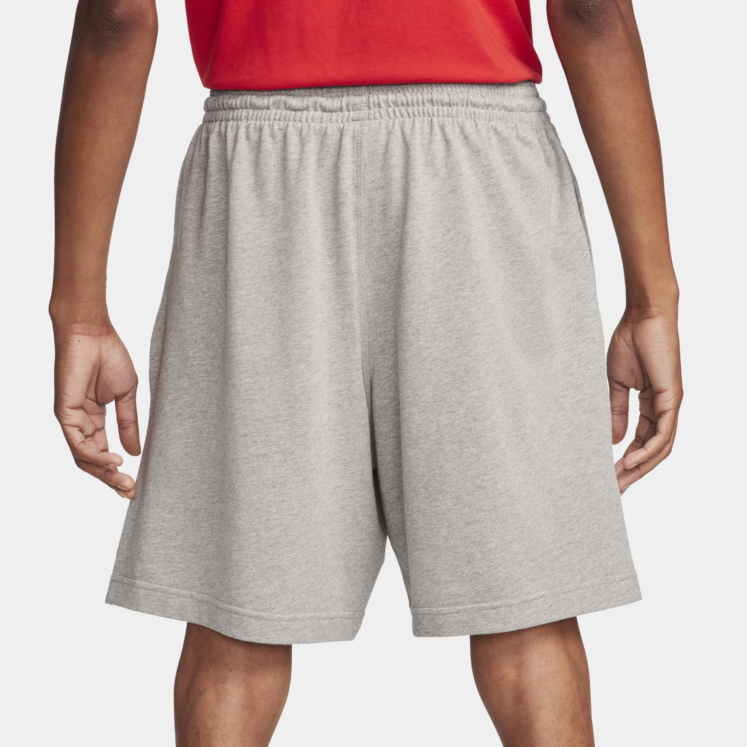 Mens Nike Club Knit Shorts Grey Product Image