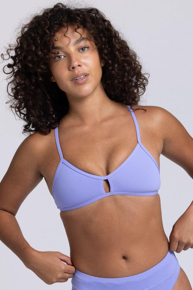 Vent Bikini Top - Lavender Female Product Image