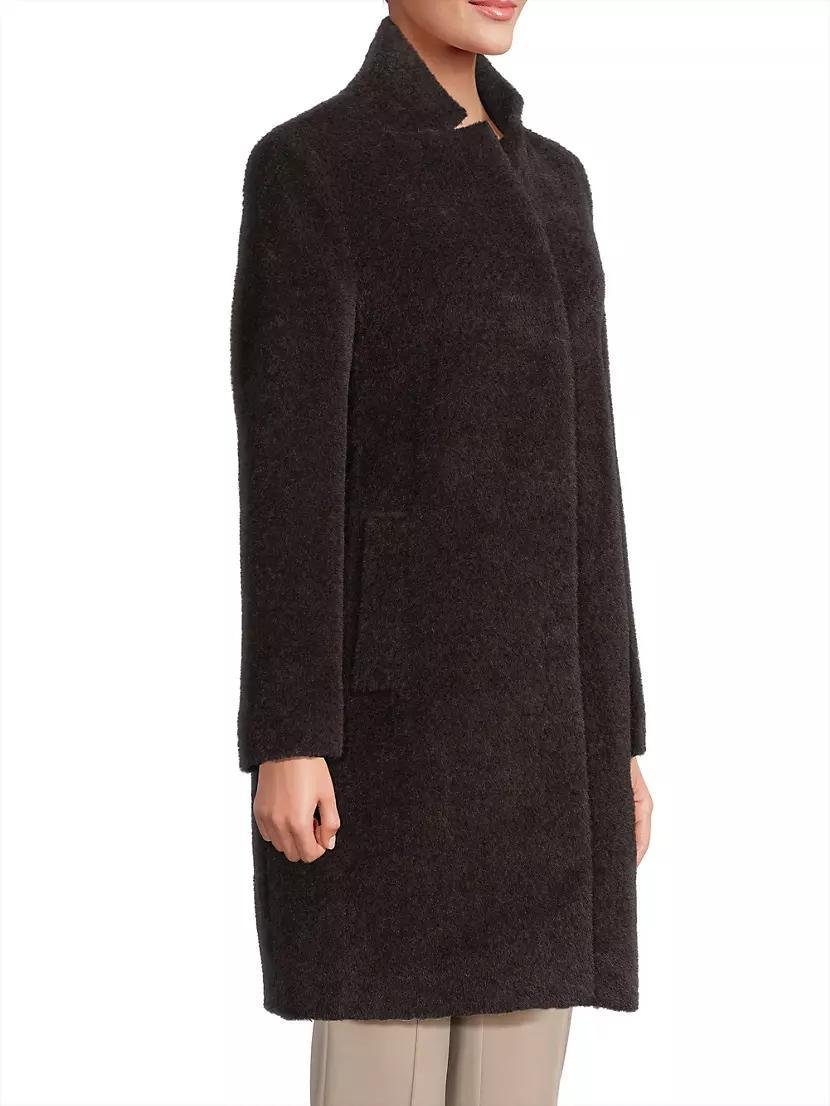 Alpaca Single-Breasted Coat Product Image