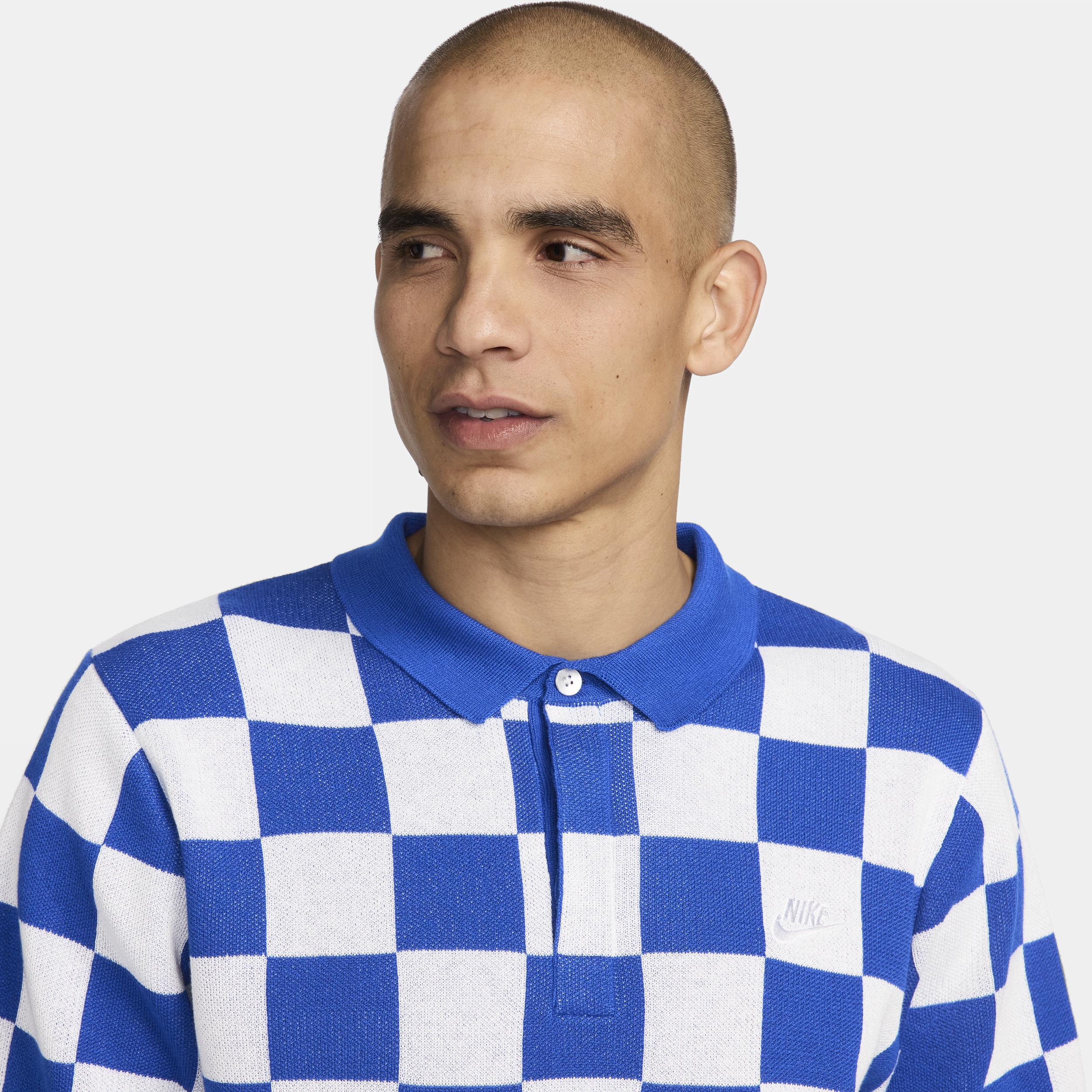 Men's Nike Sportswear Club Checkers Polo Product Image