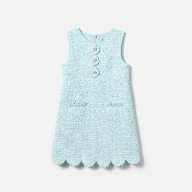 Mint Boucle Dress Product Image