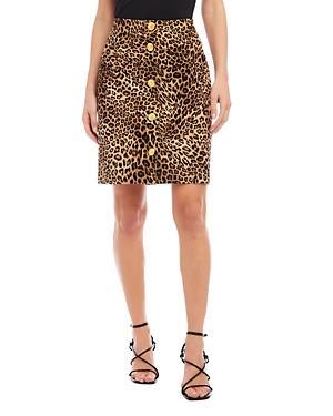 Karen Kane Leopard Corduroy Jacket (Leopard) Women's Jacket Product Image