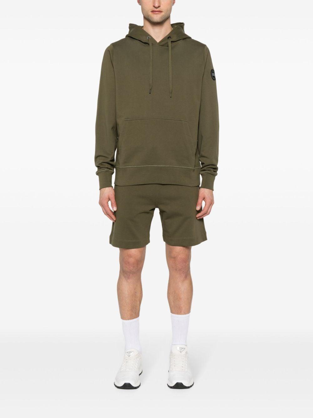 CANADA GOOSE Green 'black Label' Huron Hoodie Product Image