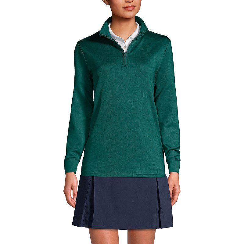 Lands End Womens Active Performance Quarter Zip Pullover Product Image