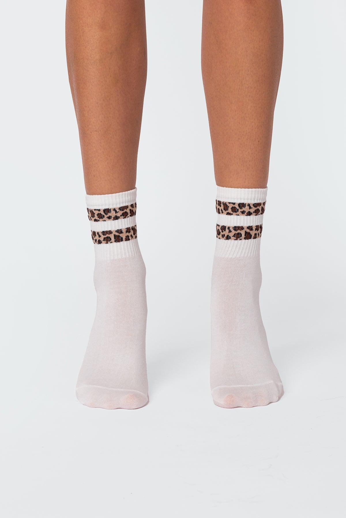 Cheetah Stripe Socks Product Image