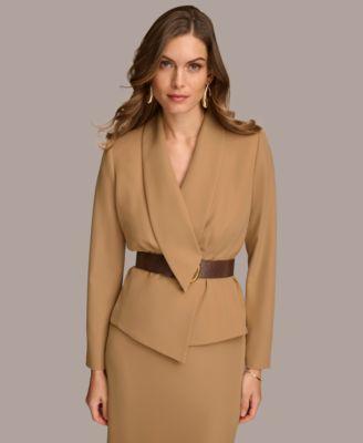 Donna Karan Womens Belted Blazer product image