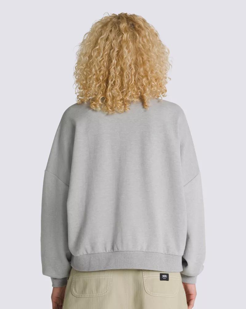 Elevated Knit Mock Neck Sweatshirt Product Image