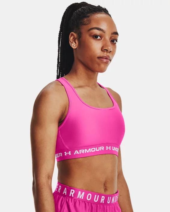 Womens Armour Mid Crossback Sports Bra Product Image