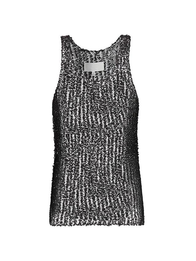 Womens Floral Appliqu Tank Product Image