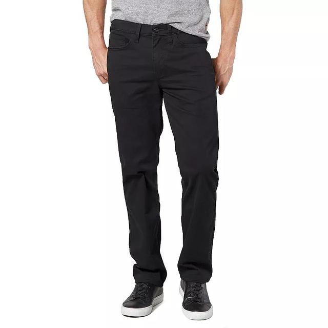 Mens Dockers Jean Cut Khaki All-Seasons Tech Straight-Fit Pants Dark Grey Product Image