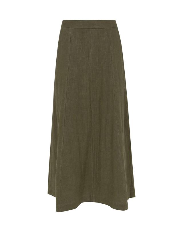 Tiana Long Skirt - Evergreen Product Image