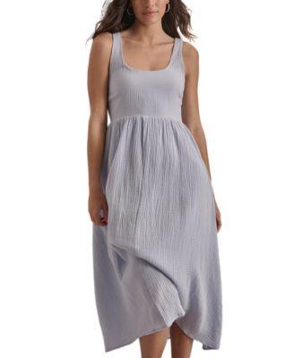 Dkny Jeans Womens Scoop-Neck Mini Sleeveless Tank Dress Product Image