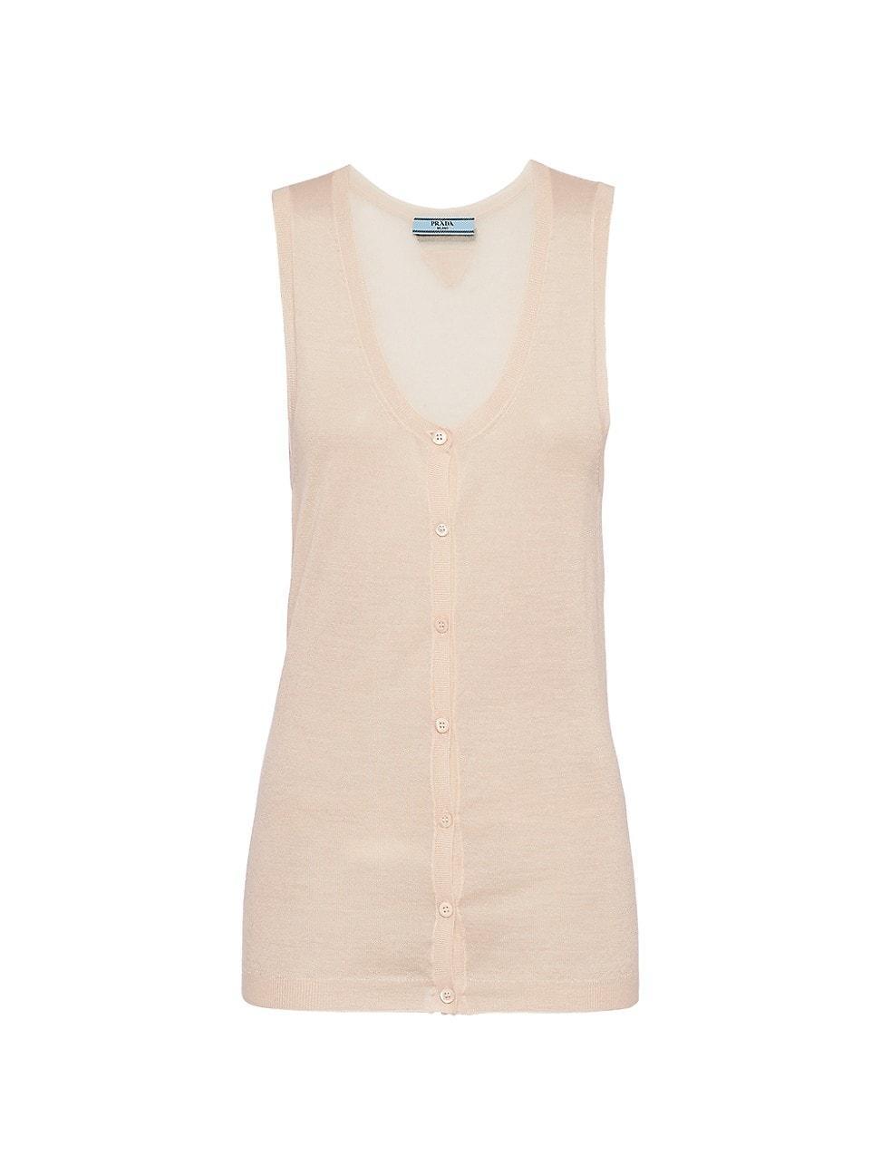 Womens Cashmere and Silk Tank Top product image