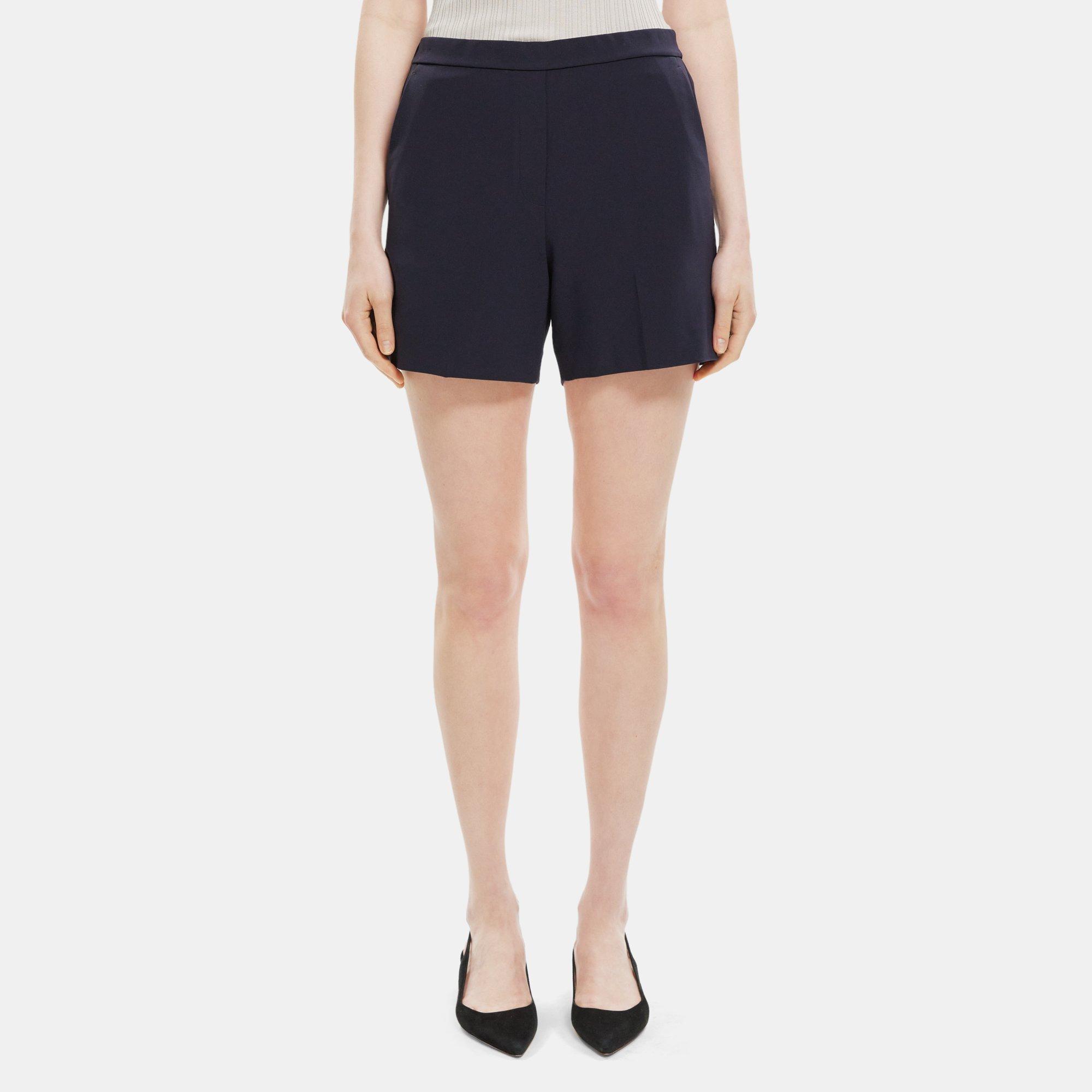 Crepe Easy Pull-On Short | Theory Outlet Product Image