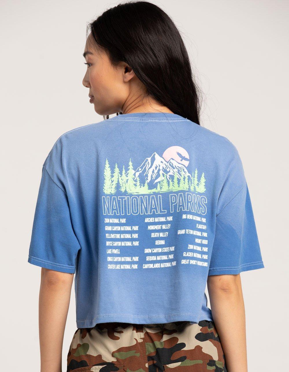 FULL TILT National Parks Womens Crop Tee Product Image