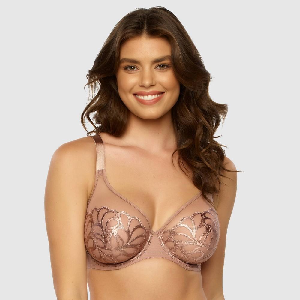 Paramour by Felina Lotus Bra 115088, Womens Pink Product Image