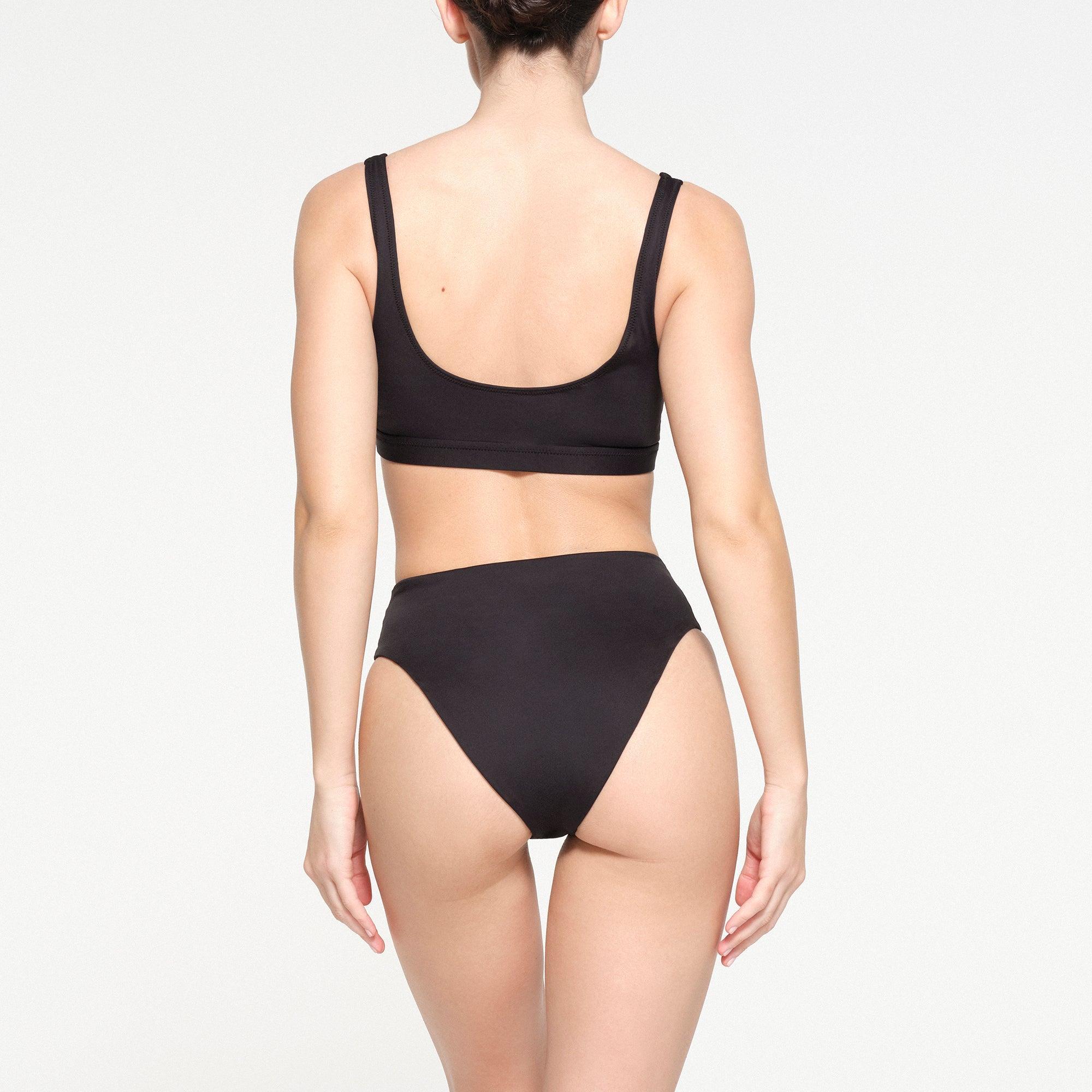 SIGNATURE SWIM MID WAIST BOTTOM | ONYX Product Image