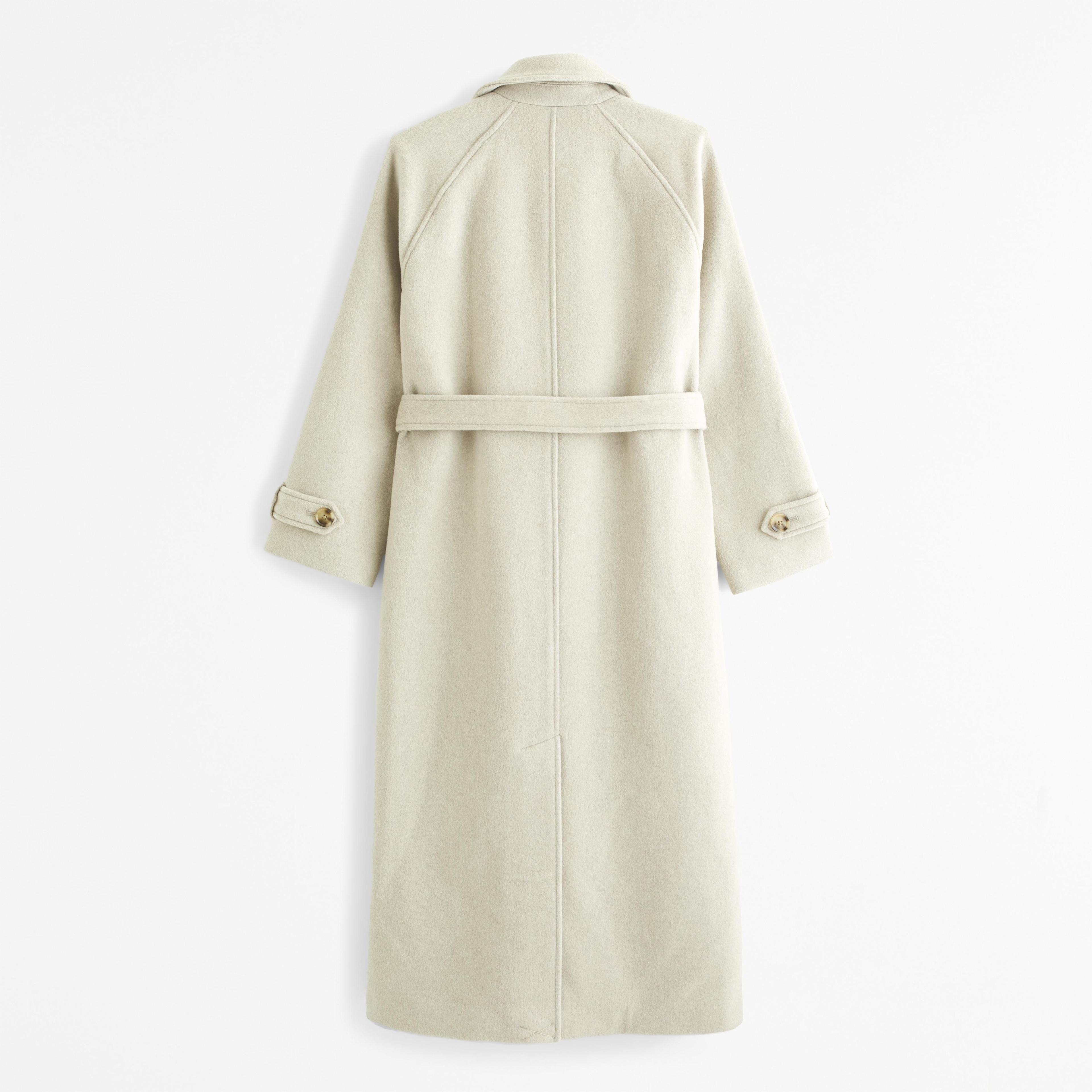 Wool-Blend Trench Coat Product Image