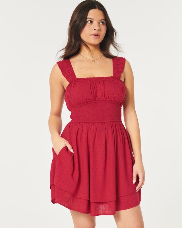 Hollister Saidie Double-Tier Skort Dress Product Image