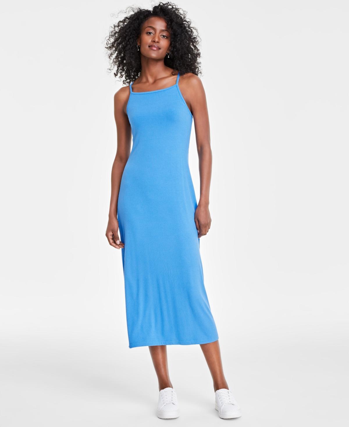 On 34th Womens Knit Ribbed Midi Dress, Created for Macys Product Image