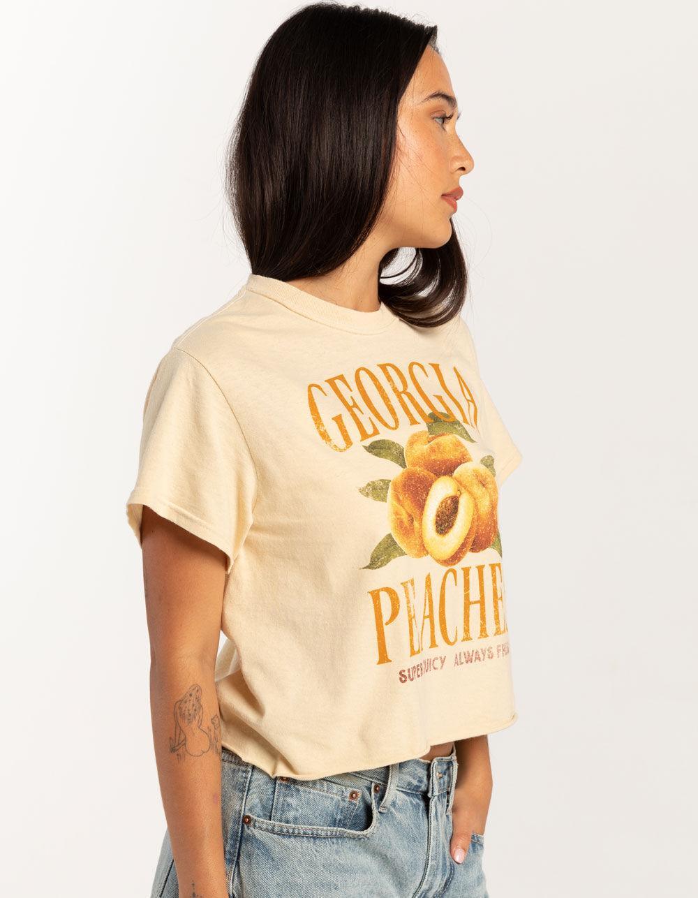 FULL TILT Georgia Peach Womens Crop Tee Product Image