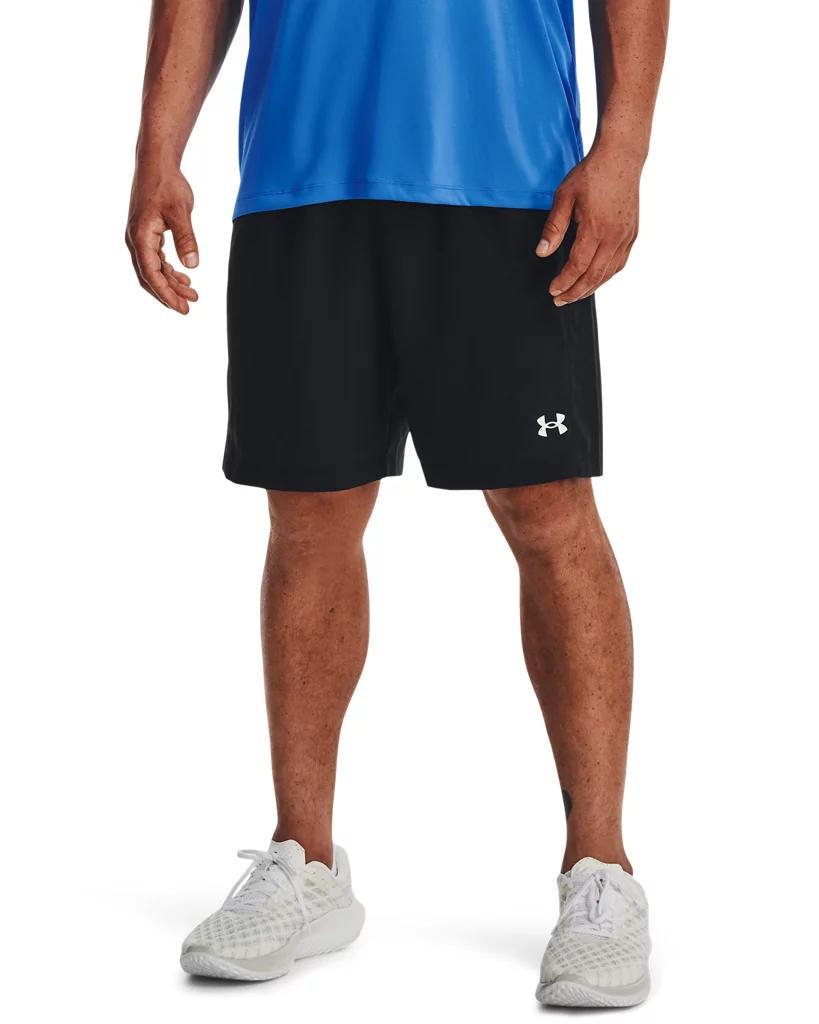 Men's UA Woven Halfback Wordmark Shorts Product Image