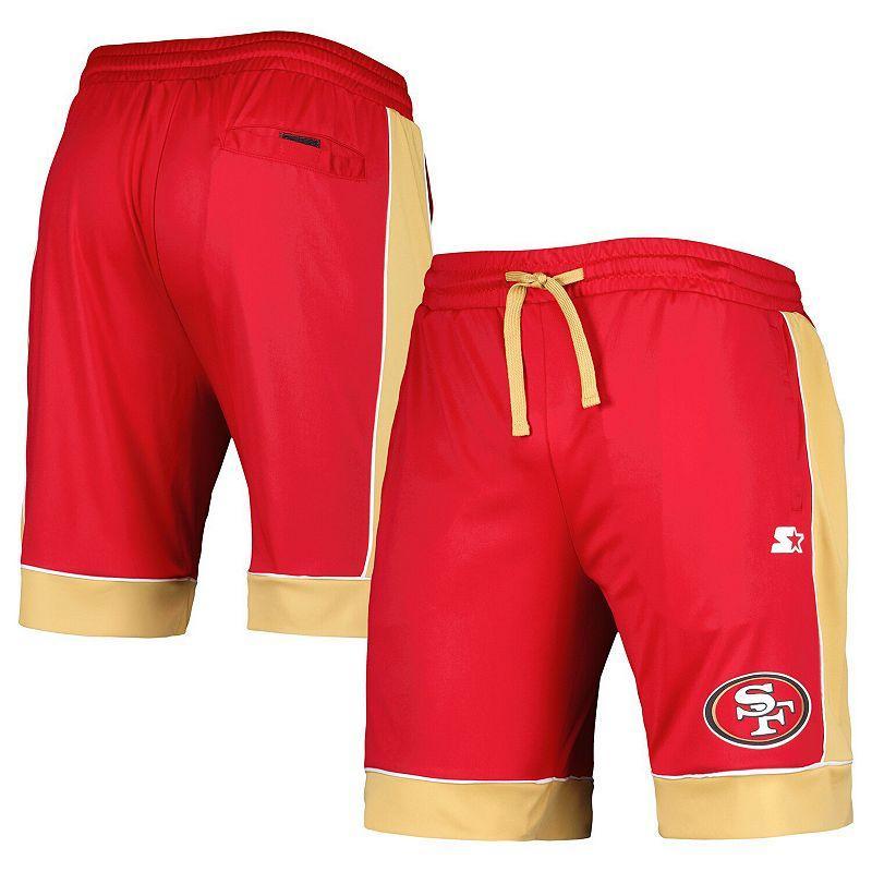 Mens G-III Sports by Carl Banks Scarlet/Gold San Francisco 49ers Fan Favorite Fashion Shorts Product Image