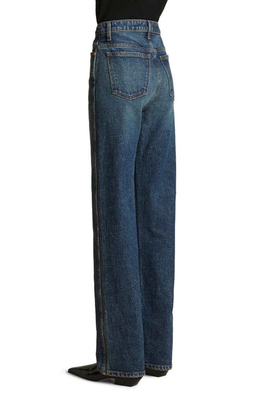 The Danielle High Waist Straight Leg Jeans In Archer Product Image