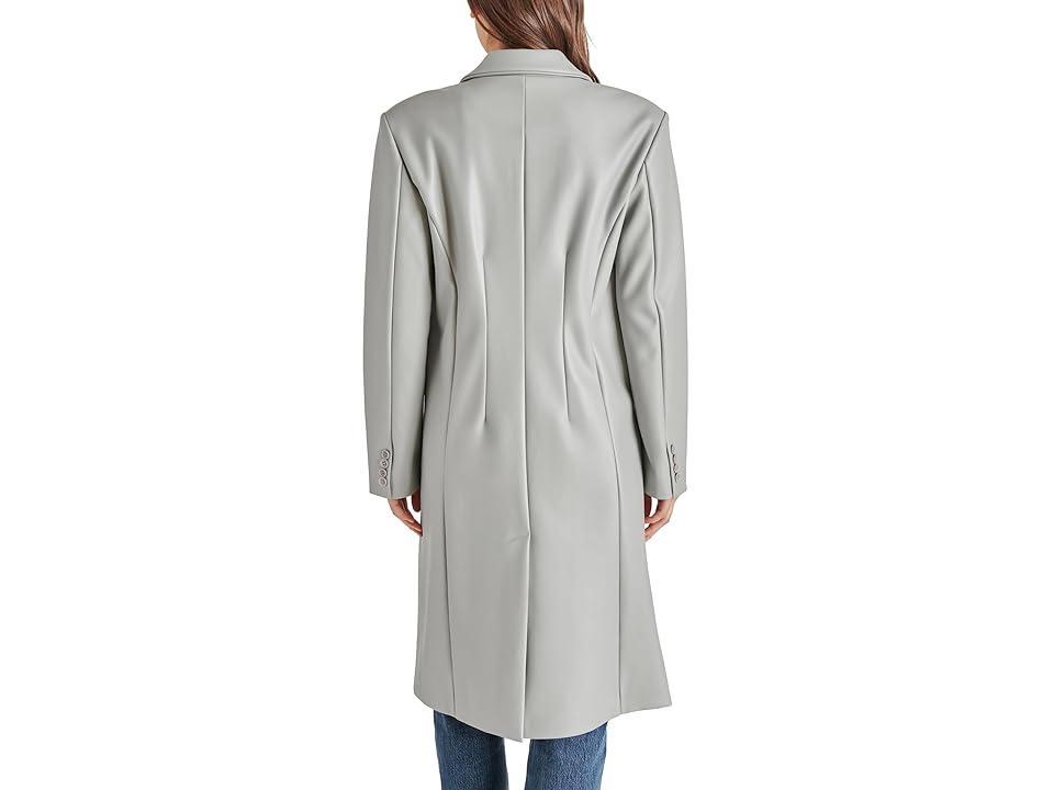 Steve Madden Gemini Coat (Light Grey) Women's Clothing Product Image