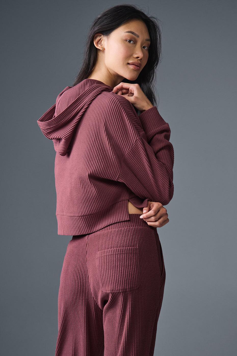 Muse Hoodie - Burgundy Truffle Female Product Image