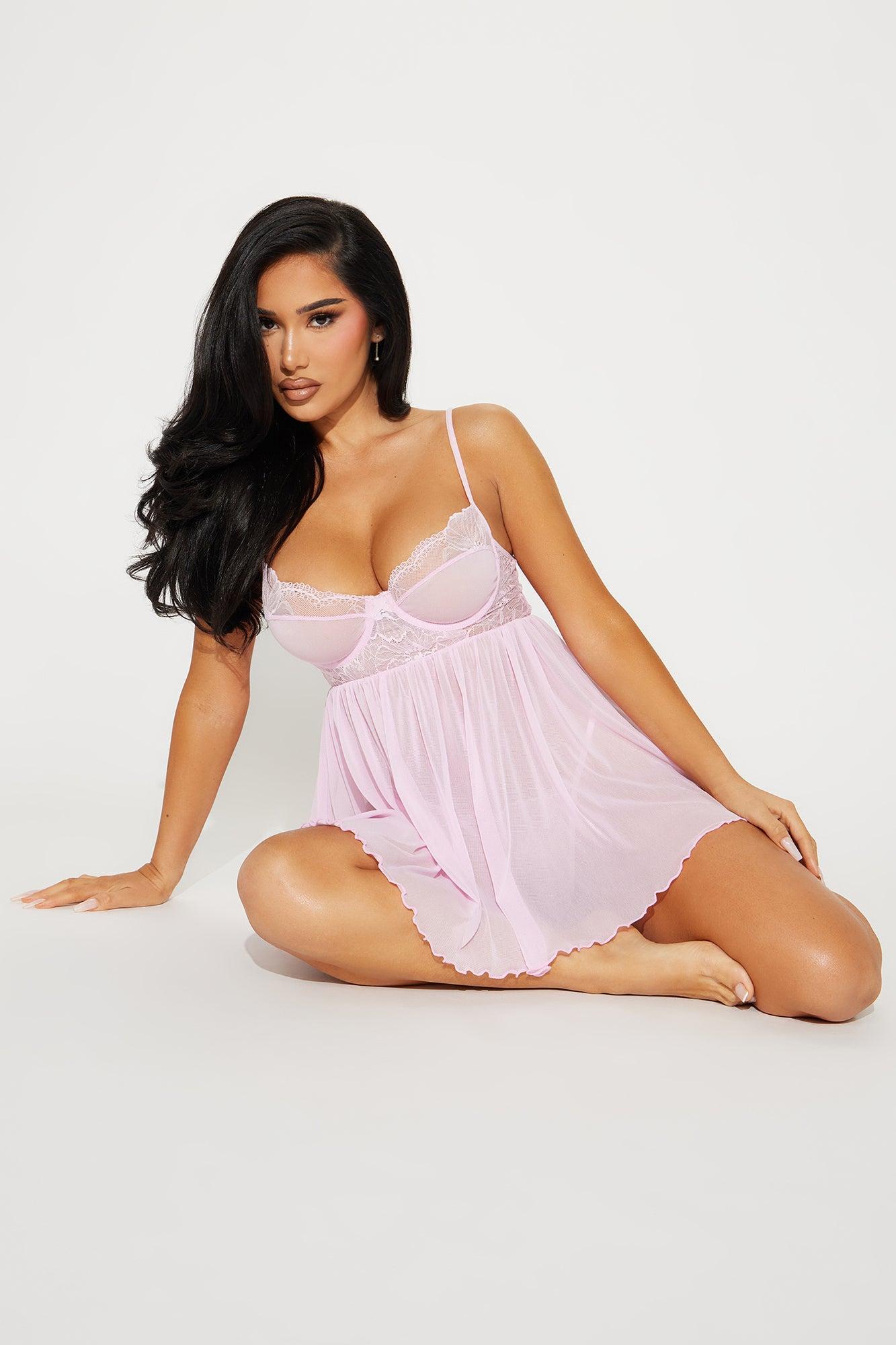 Let Me Love You Babydoll - Pink Product Image