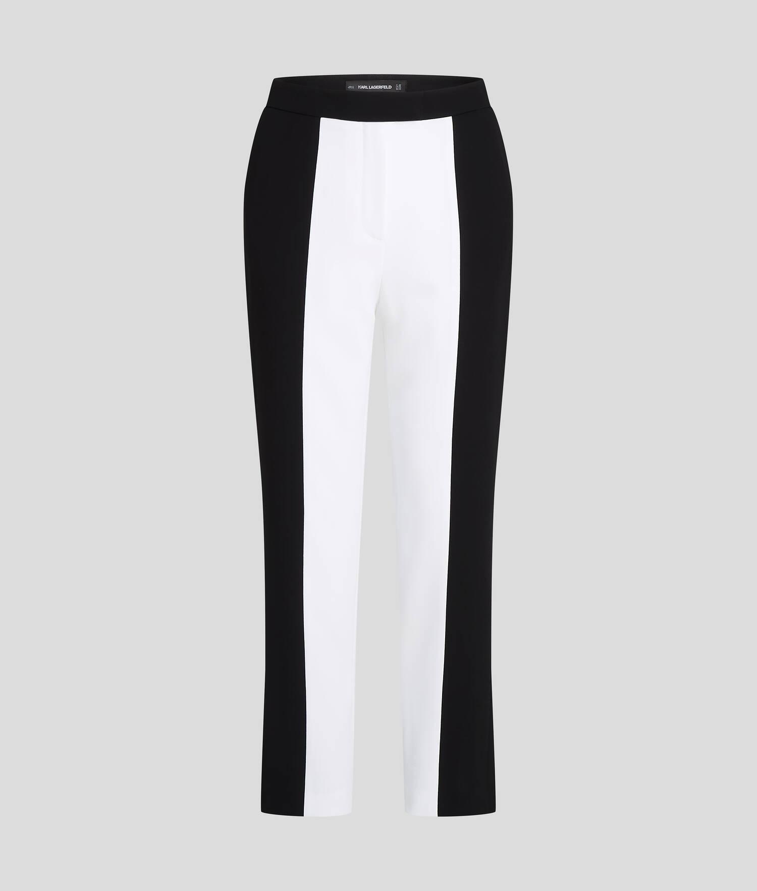 COLOR-BLOCK CIGARETTE PANTS Product Image