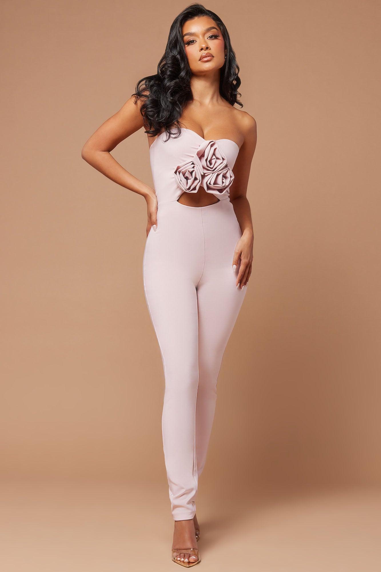 Darla Anne Rose Jumpsuit - Pink Product Image