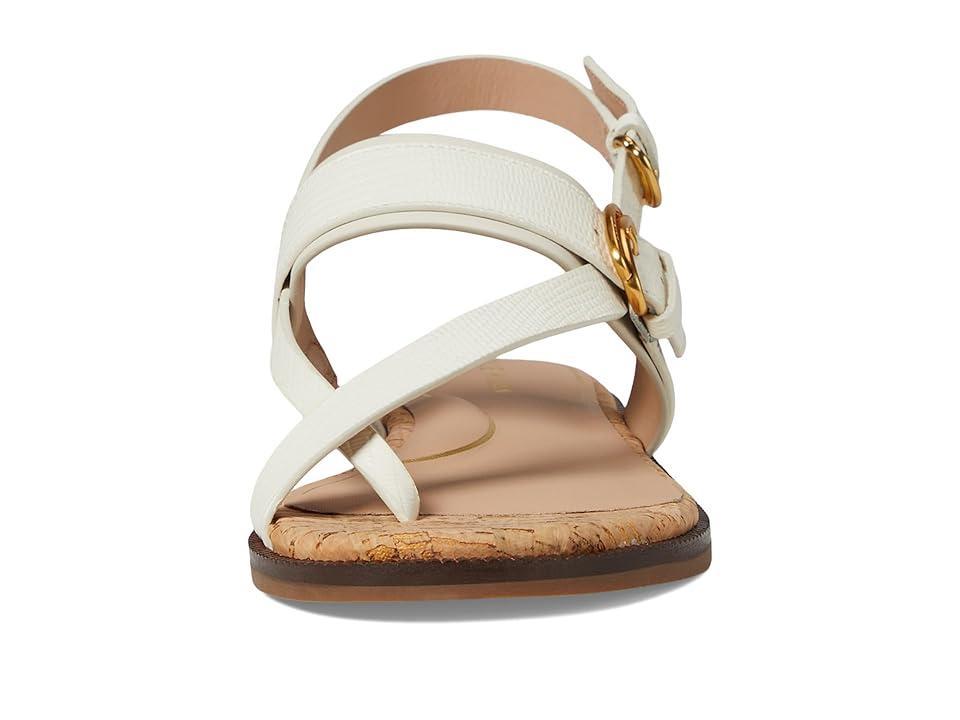 Cole Haan Anica Lux Buckle Sandal (Ivory Leather/Cork) Women's Sandals Product Image