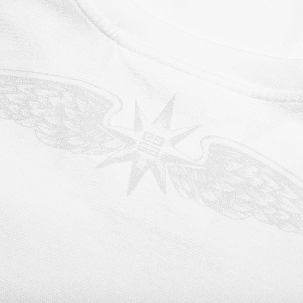 Wings Cotton T-Shirt - White Male Product Image