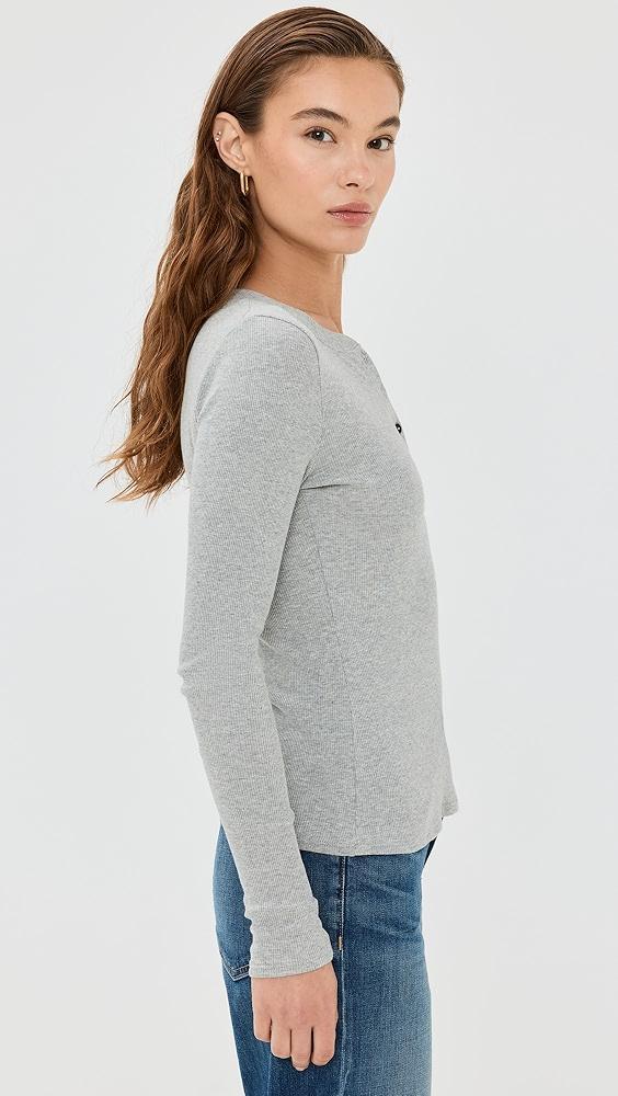 Nili Lotan Jordan Henley Tee | Shopbop Product Image